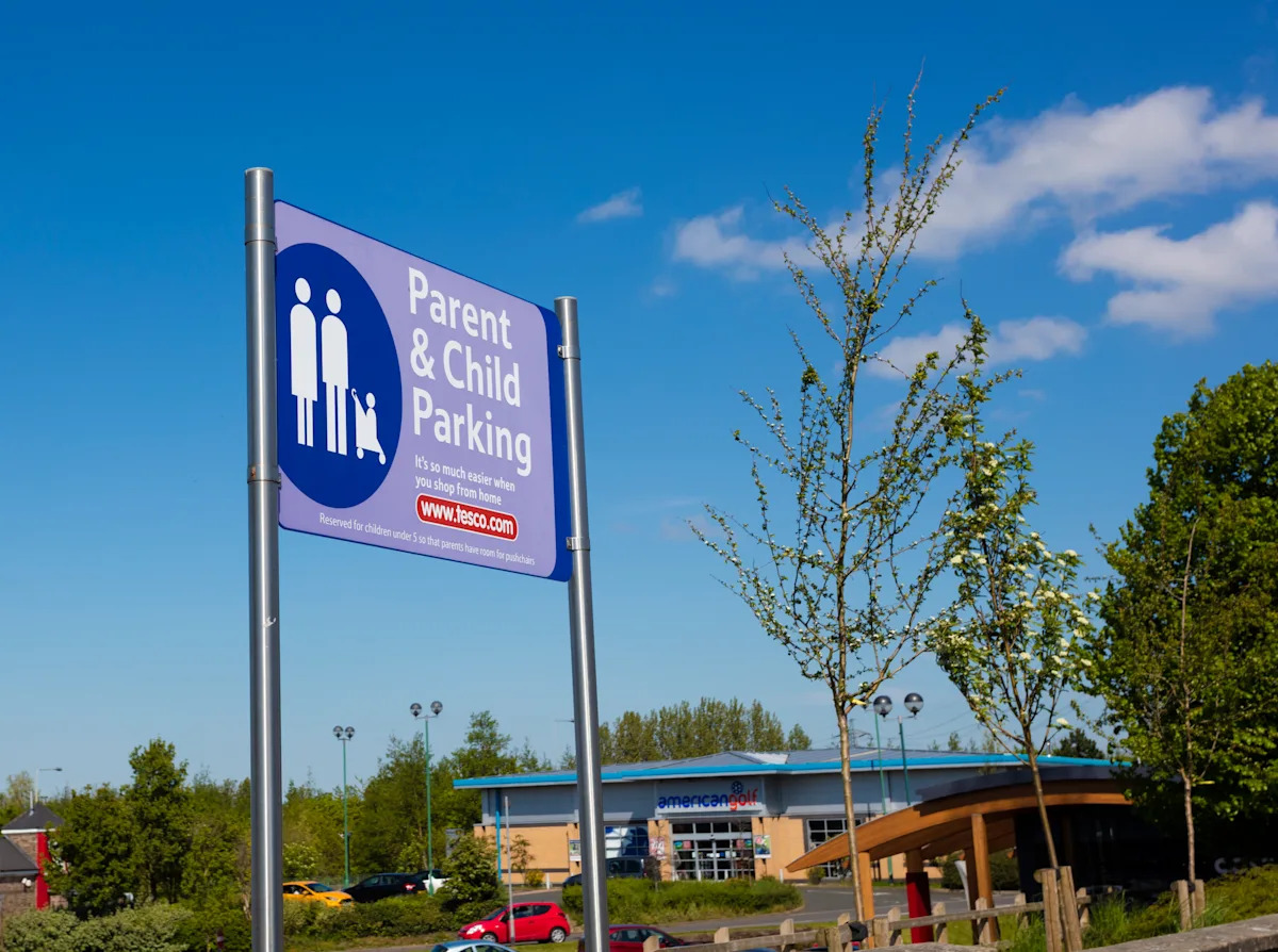 What is the age limit for supermarket parent and child parking spaces? What is the age limit for supermarket parent and child parking spaces?