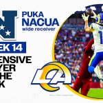 Puka Nacua’s performance vs. Cardinals earns him weekly honors Puka Nacua’s performance vs. Cardinals earns him weekly honors