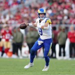 Matthew Stafford strengthens MVP case, tosses 4 TDs to lead Rams past 49ers in NFC West showdown Matthew Stafford strengthens MVP case, tosses 4 TDs to lead Rams past 49ers in NFC West showdown