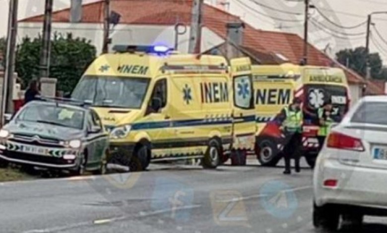 Duas pessoas atropeladas por um ligeiro na EN109 em Ovar Duas pessoas atropeladas por um ligeiro na EN109 em Ovar