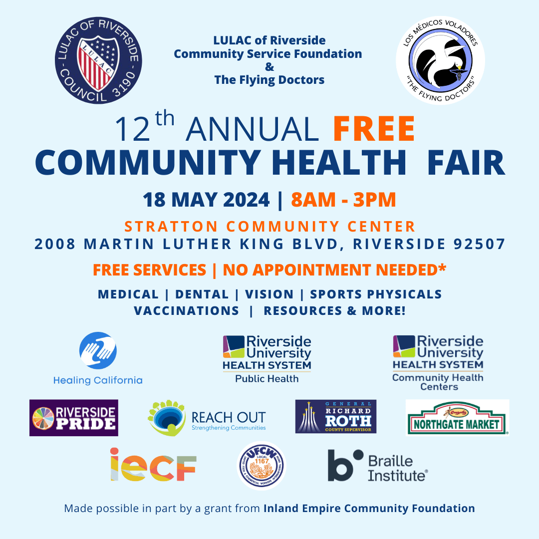 LULAC 12th Annual Health Fair LULAC 12th Annual Health Fair