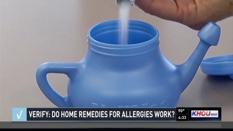 VERIFY: Do home remedies for allergies work? VERIFY: Do home remedies for allergies work?