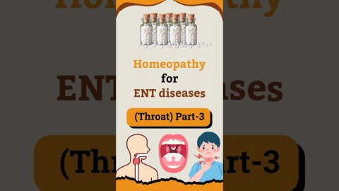 Homeopathy for ENT Disesase | Part 2 | Throat #homeopathy #shorts Homeopathy for ENT Disesase | Part 2 | Throat #homeopathy #shorts