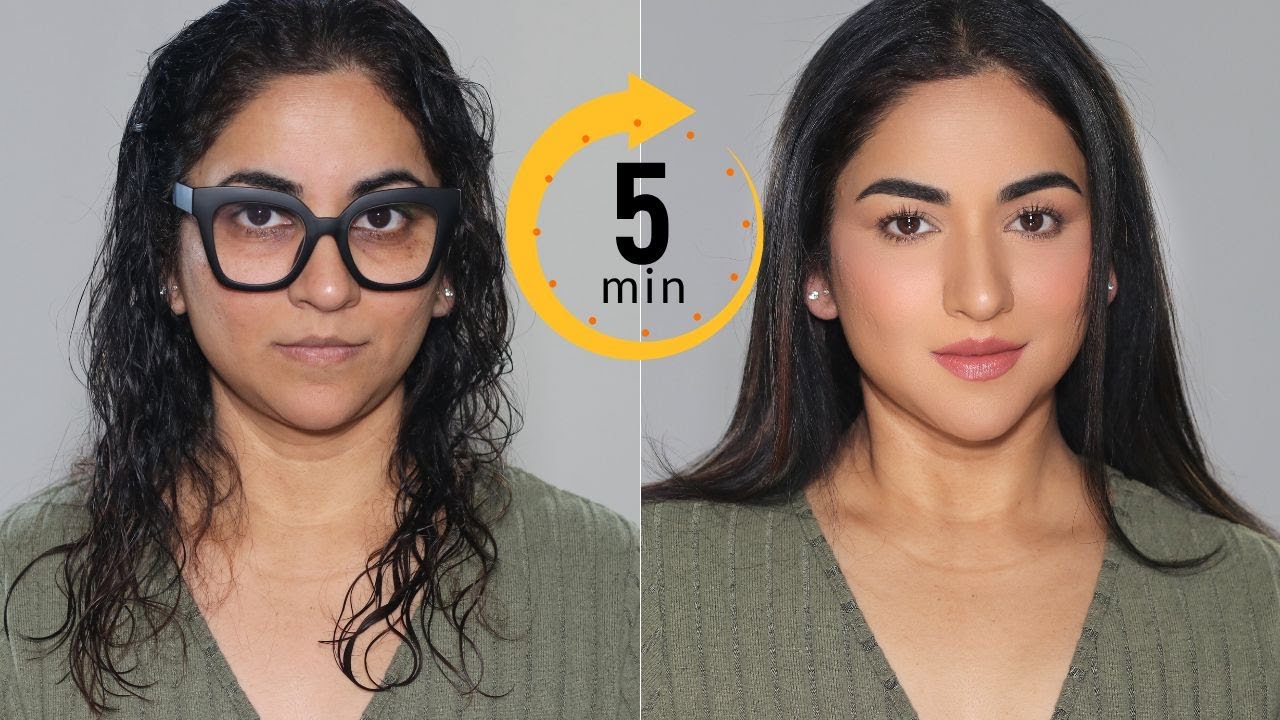 Smitha Deepak – NO FOUNDATION Makeup with just 5 Items Smitha Deepak – NO FOUNDATION Makeup with just 5 Items