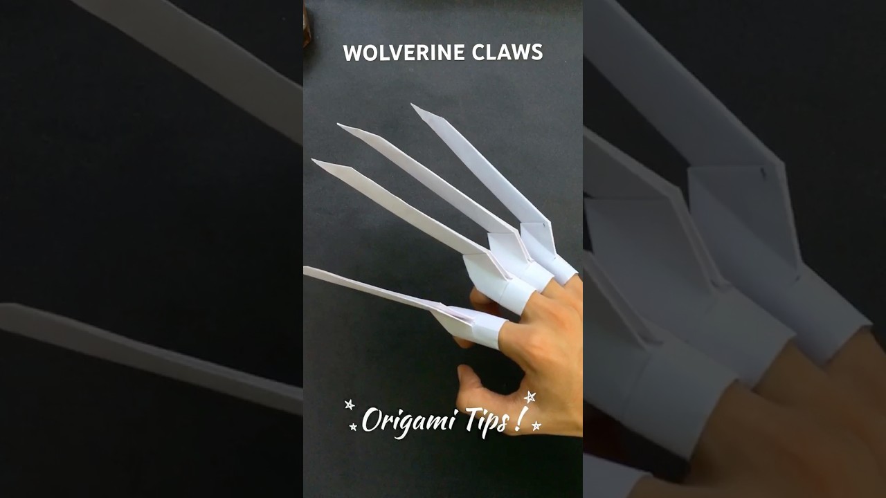 Origami Tips ! – PAPER WOLVERINE CLAWS ORIGAMI | EASY WOLVERINE ORIGAMI TUTORIAL | DIY PAPER CLAWS | Origami Tips ! – PAPER WOLVERINE CLAWS ORIGAMI | EASY WOLVERINE ORIGAMI TUTORIAL | DIY PAPER CLAWS |