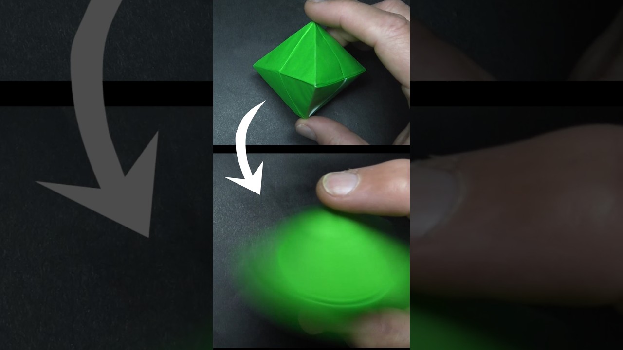 JeremyShaferOrigami – DIY Origami Hexahedron Spinner #shorts JeremyShaferOrigami – DIY Origami Hexahedron Spinner #shorts