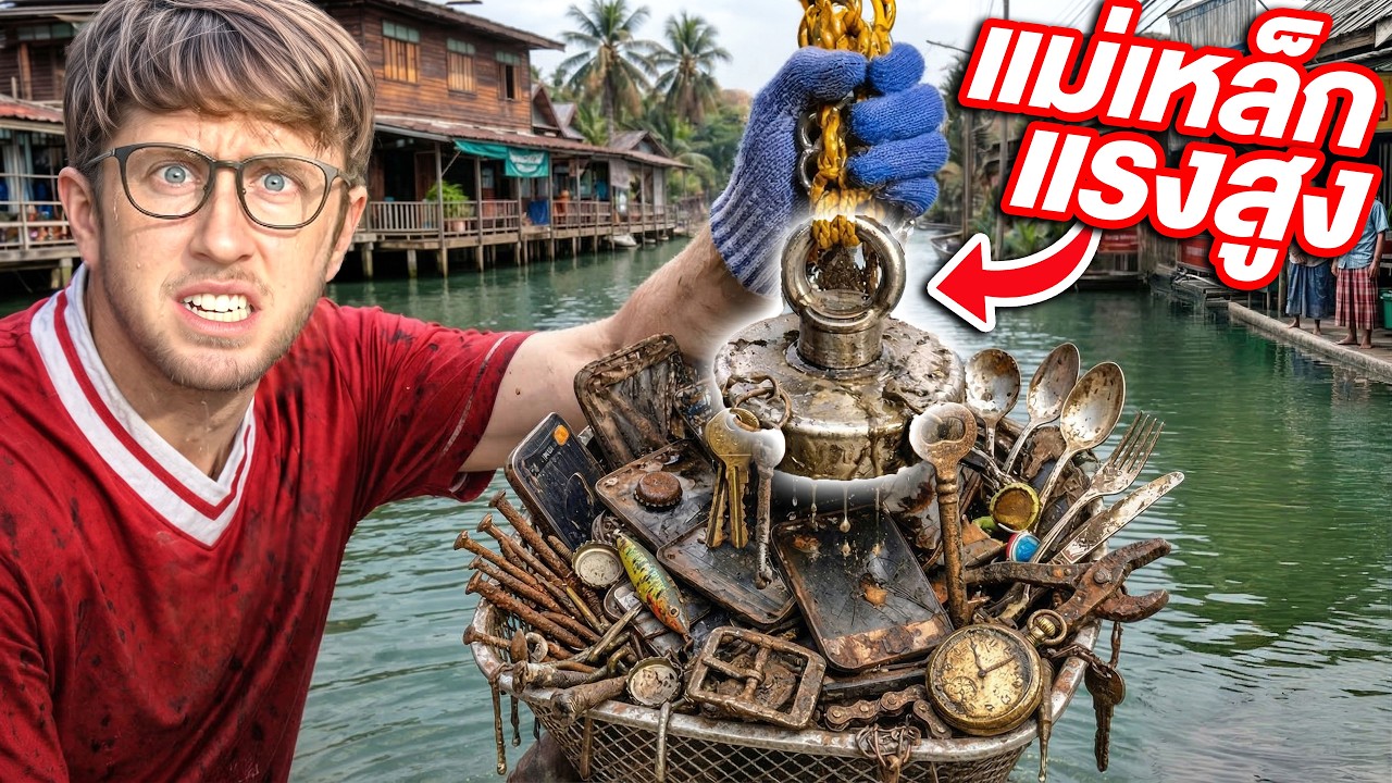 My Mate Nate – หาสมบัติใต้น้ำในคลองไทย!! ใช้แม่เหล็กแรงสูง จะเจออะไรบ้าง?! My Mate Nate – หาสมบัติใต้น้ำในคลองไทย!! ใช้แม่เหล็กแรงสูง จะเจออะไรบ้าง?!