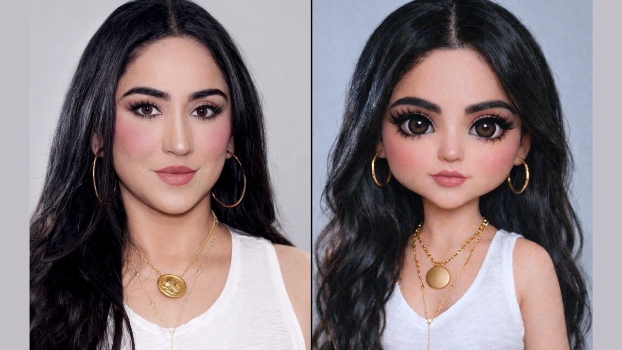 Smitha Deepak – I tried to recreate the Blythe doll makeup look! Smitha Deepak – I tried to recreate the Blythe doll makeup look!