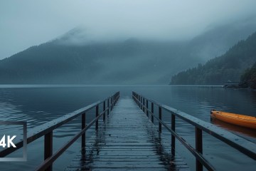 Relaxing Rain Walk at Lake Crescent, Olympic National Park, Binaural Rain Sounds for Relaxing ASMR Relaxing Rain Walk at Lake Crescent, Olympic National Park, Binaural Rain Sounds for Relaxing ASMR