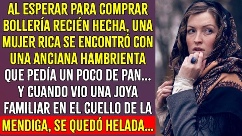 Una mujer rica se encontró con una anciana hambrienta que pedía un poco de pan… Y cuando ella… Una mujer rica se encontró con una anciana hambrienta que pedía un poco de pan… Y cuando ella…