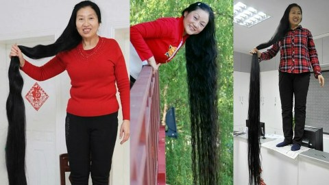 La MUJER CHINA Con El CABELLO Mas LARGO Del Mundo La MUJER CHINA Con El CABELLO Mas LARGO Del Mundo