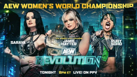 AEW Women's World Title: Jamie Hayter v Ruby Soho v Saraya | AEW Revolution, LIVE Tonight on PPV