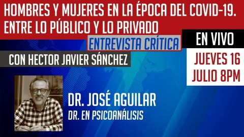 Hombres y mujeres en la época del Covid-19. Entre lo público y lo privado – Entrevista Crítica Hombres y mujeres en la época del Covid-19. Entre lo público y lo privado – Entrevista Crítica