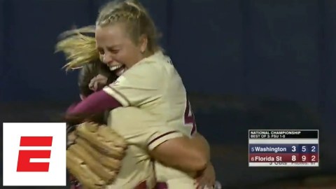 Florida State sweeps Washington to win first Women's College World Series title | ESPN Florida State sweeps Washington to win first Women's College World Series title | ESPN