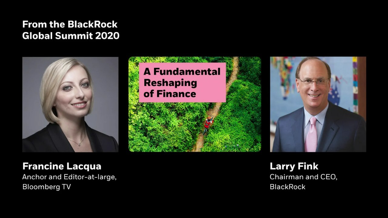 A conversation with Larry Fink: A fundamental reshaping of finance A conversation with Larry Fink: A fundamental reshaping of finance