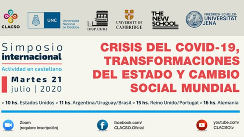 Crisis del Covid-19, transformaciones del Estado y cambio social mundial Crisis del Covid-19, transformaciones del Estado y cambio social mundial