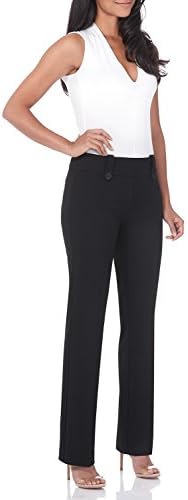 Rekucci Women’s Smart Desk to Dinner Stretch Bootcut Pant w/Tummy Control Rekucci Women’s Smart Desk to Dinner Stretch Bootcut Pant w/Tummy Control