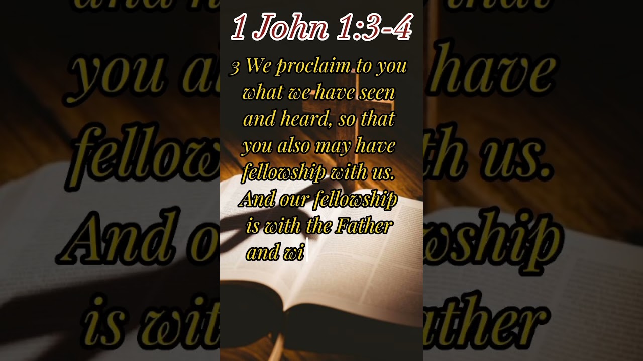 1 John 1:3-4 | Bible verse #fellowship #shirts #bibleverse #verse 1 John 1:3-4 | Bible verse #fellowship #shirts #bibleverse #verse