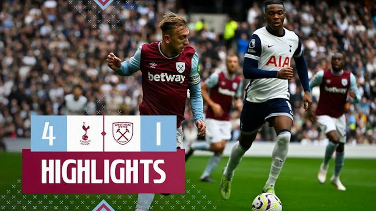 Tottenham 4 -1 West Ham Highlights Full Match Tottenham 4 -1 West Ham Highlights Full Match