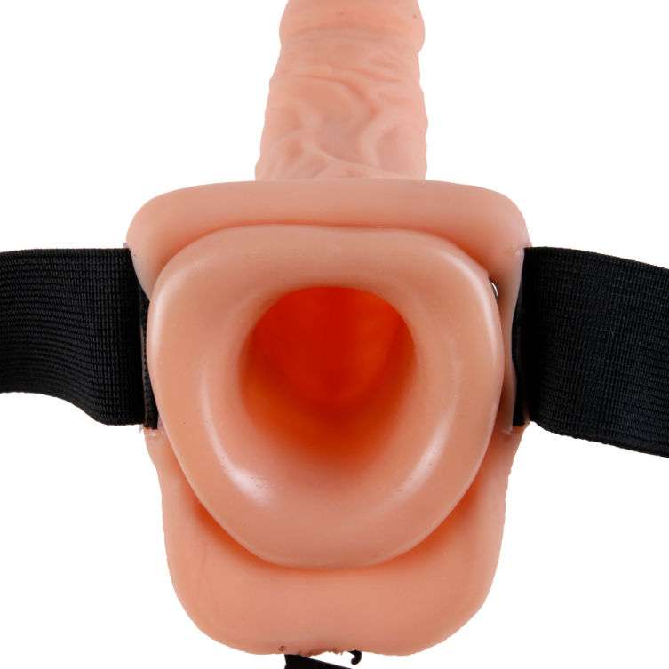 FETISH FANTASY SERIES – SANGLE CREUSE 9 AVEC BOULES 22,9 CM CHAIR