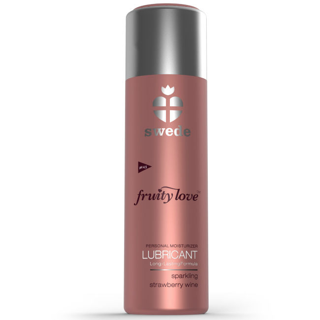 SWEDE – FRUITY LOVE LUBRIFIANT VIN MOUSSEUX FRAISE 100 ML