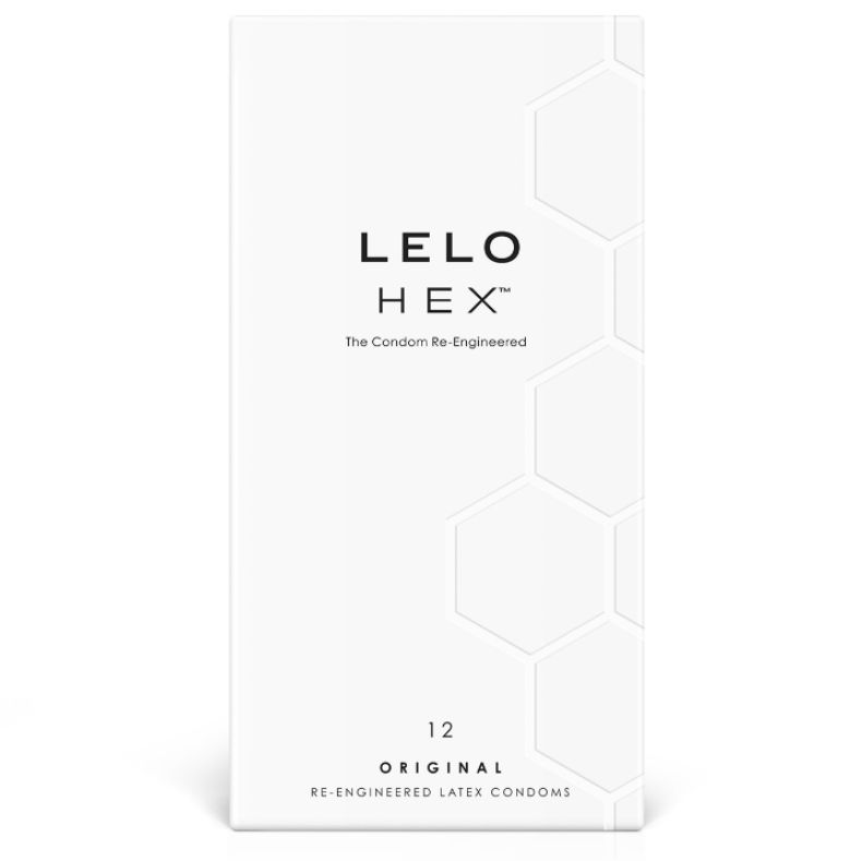 LELO – BOÎTE DE PRÉSERVATIFS HEX 12 UNITÉS