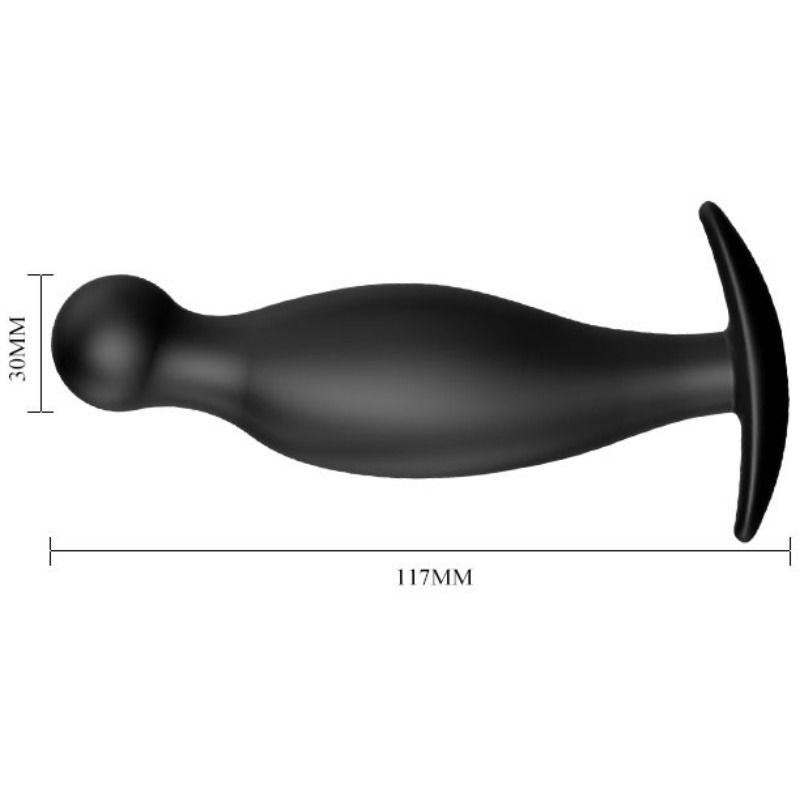 PRETTY LOVE – PLUG ANAL EN SILICONE E 11.7 CM NOIR
