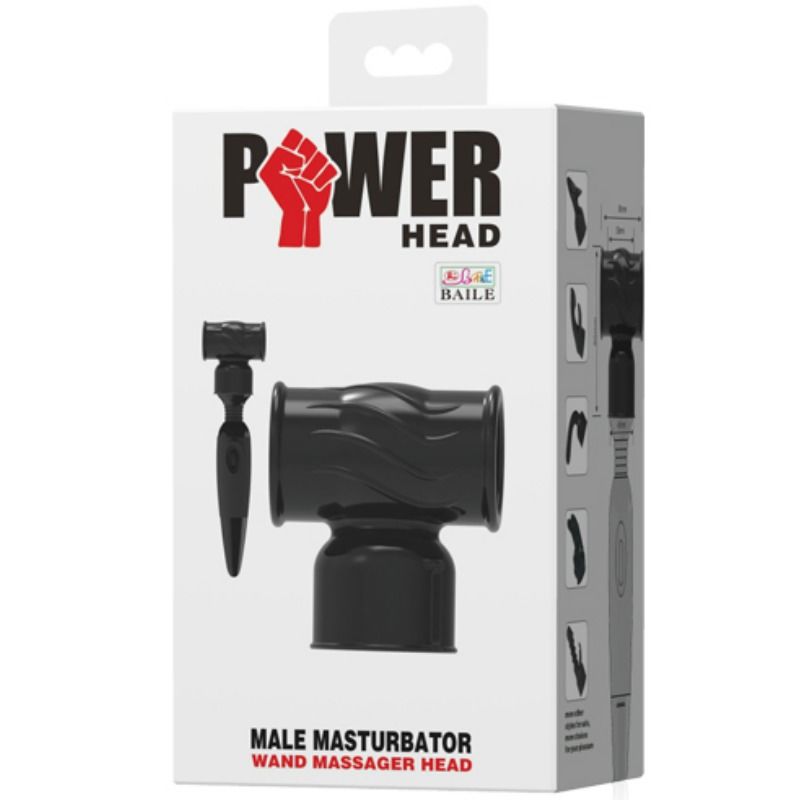 BAILE – TÊTE INTERCHANGEABLE POUR MASSEUR MASCULIN