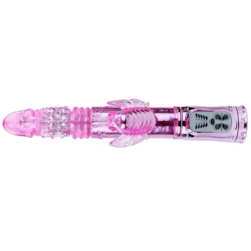 BAILE – VIBRATEUR RECHARGEABLE AVEC STIMULATEUR DE PAPILLON ROTATION ET THROBBING