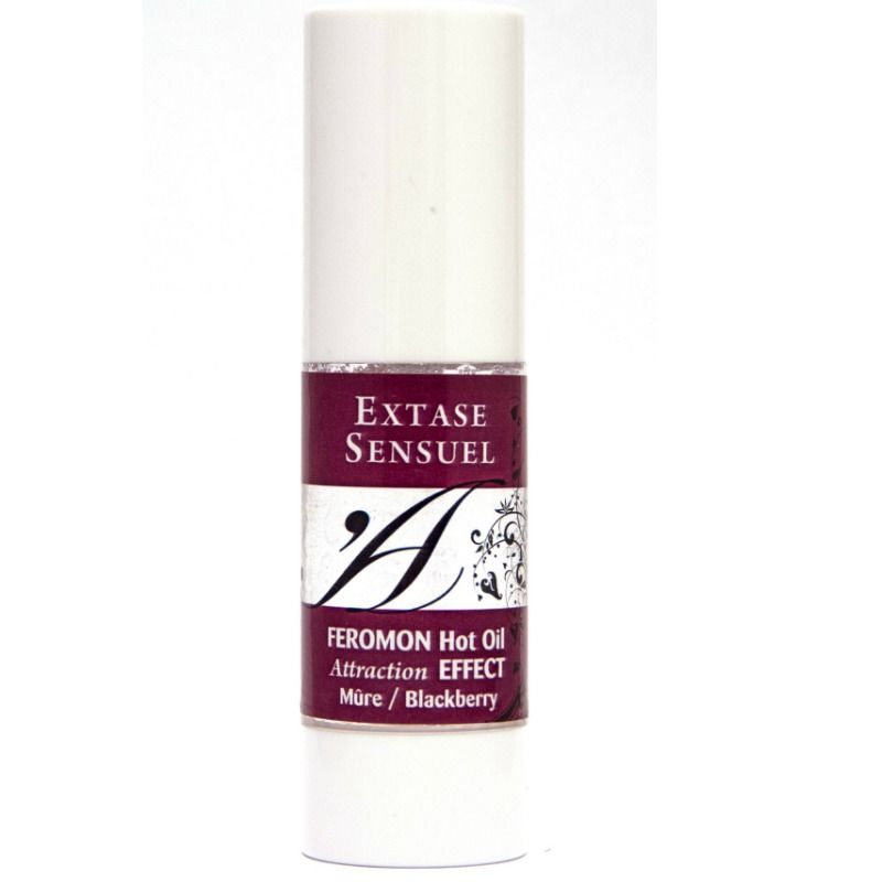 EXTASE SENSUAL – HUILE DE MASSAGE EFFET CHAUFFANT AUX PHÉROMONES DE MÛRE 30 ML