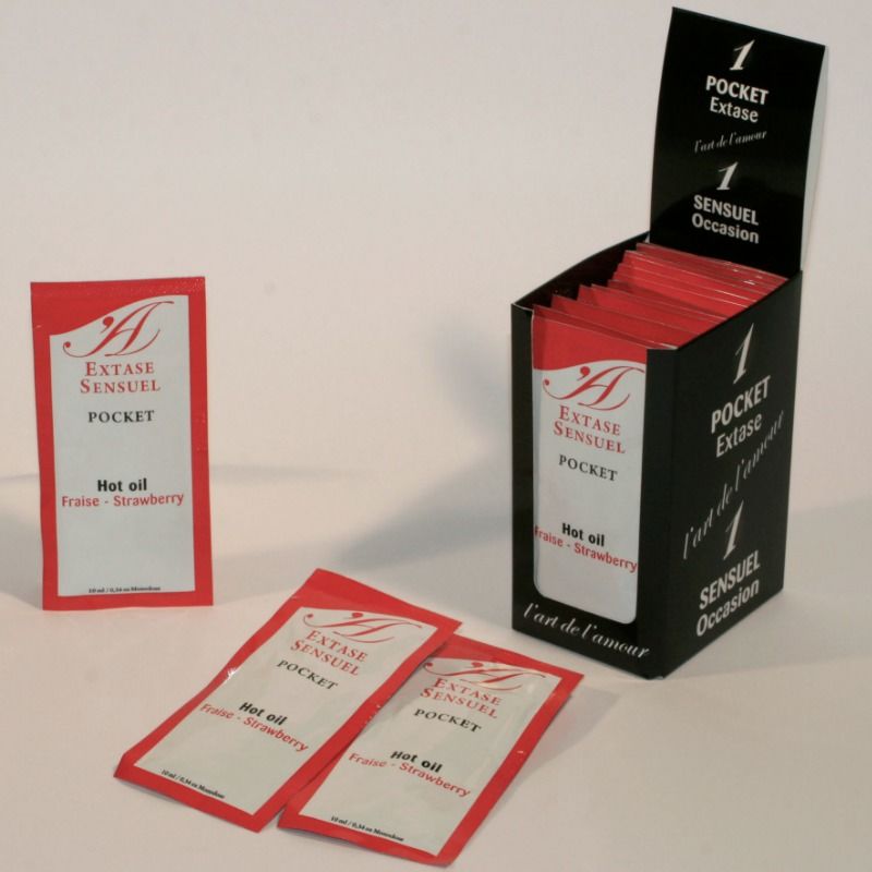 EXTASE SENSUAL – HUILE STIMULANTE DE FRAISE 10 ML