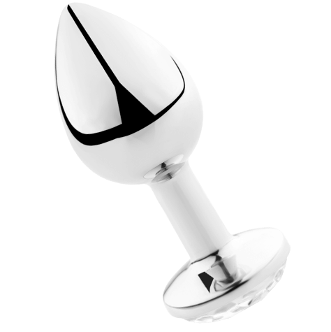 SECRETPLAY – PLUG ANAL TRANSPARENT ALUMINIUM 7CM