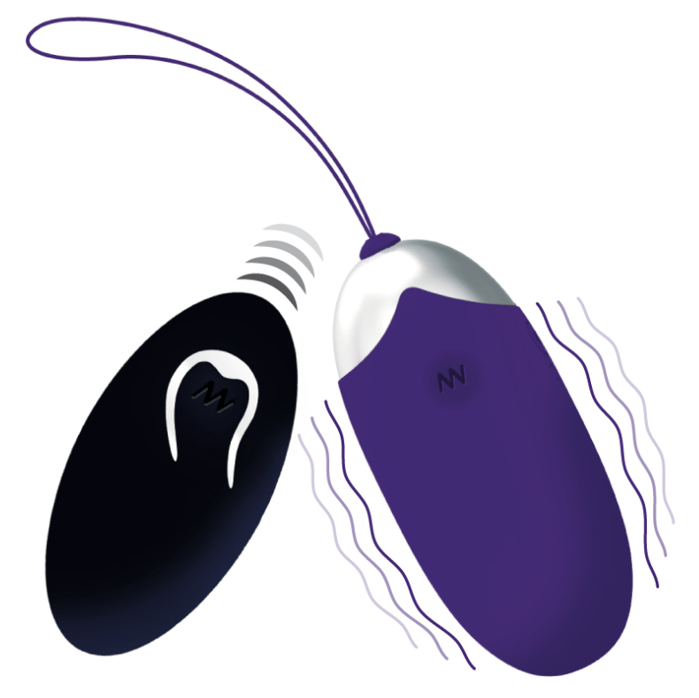INTENSE – OEUF VIBRANT FLIPPY II AVEC TÉLÉCOMMANDE VIOLET