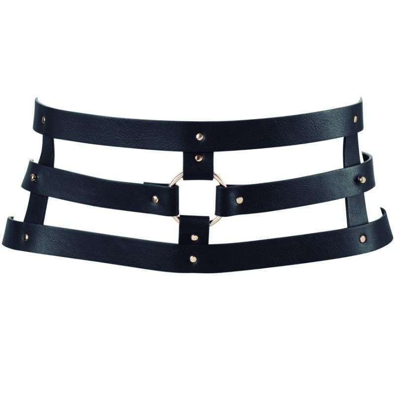 BIJOUX – INDISCRETS CEINTURE LABYRINTHE AVEC BRACELET NOIR