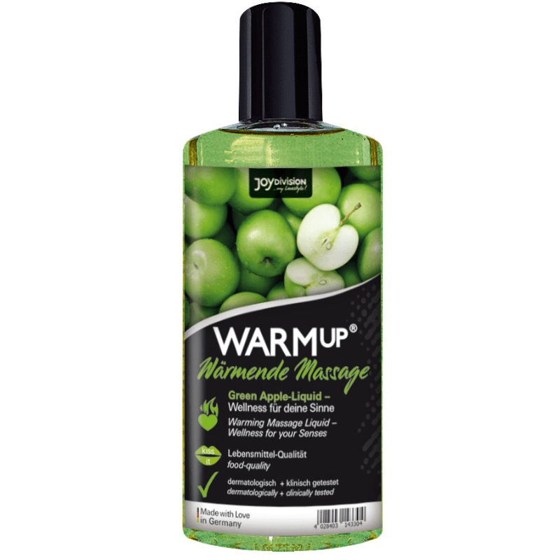 JOYDIVISION WARMUP – HUILE DE MASSAGE POMME VERTE – 150 ML