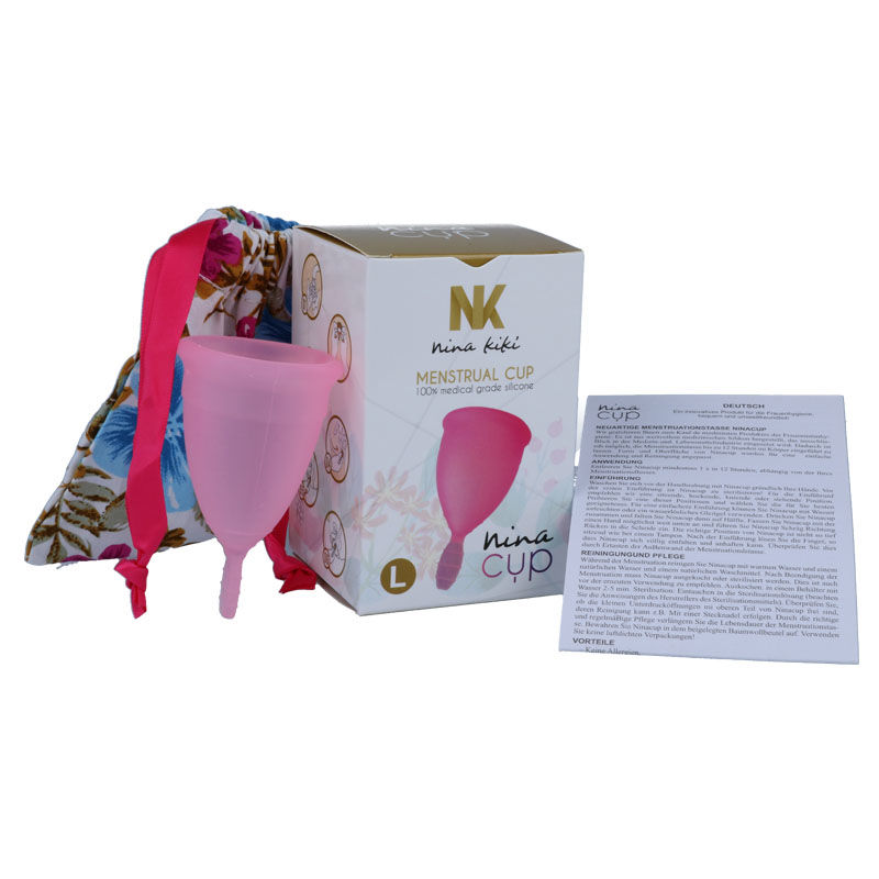 NINA KIKÍ – COUPE MENSTRUELLE ROSE – TAILLE L