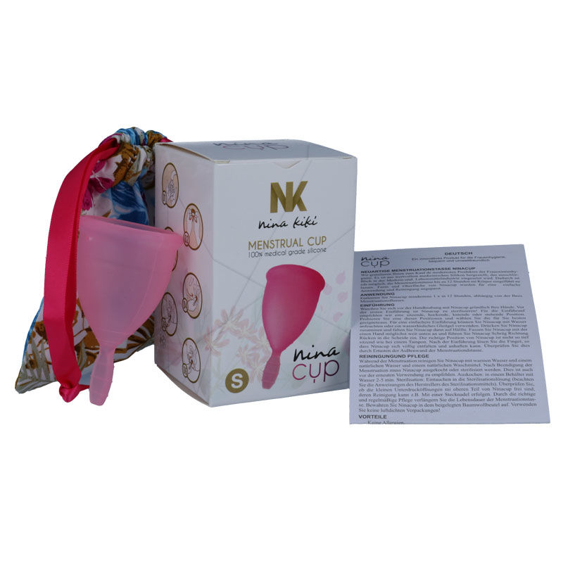 NINA KIKÍ – COUPE MENSTRUELLE ROSE – TAILLE S