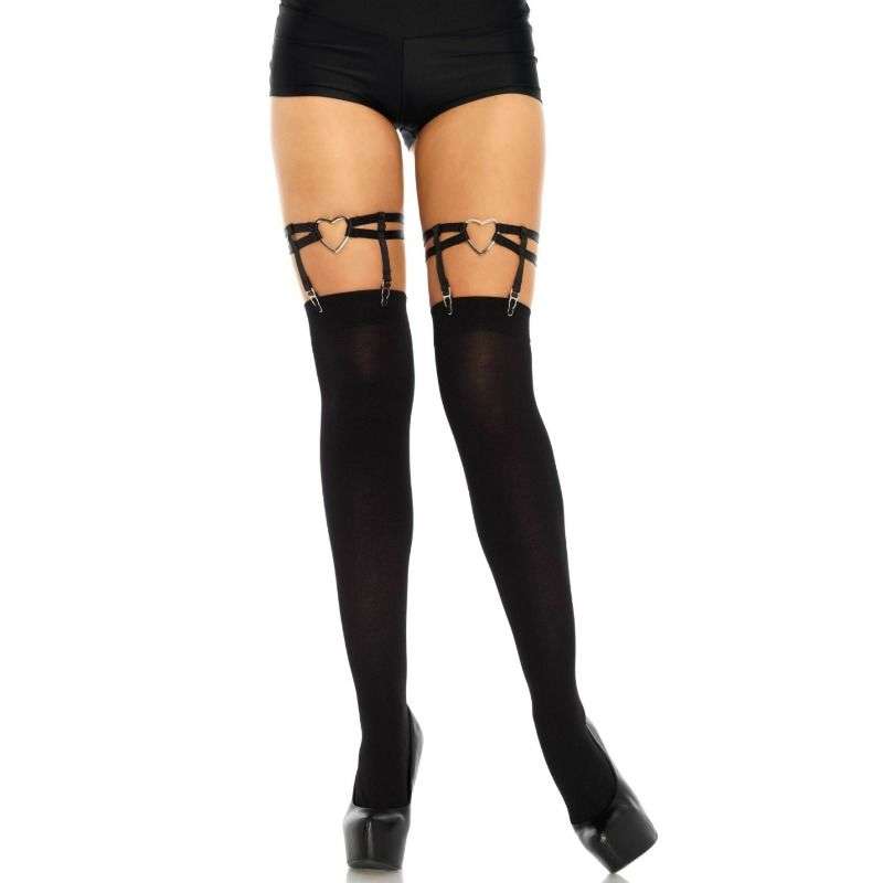 LEG AVENUE – JARRATIÈRES  DOUBLE SANGLE TAILLE UNIQUE