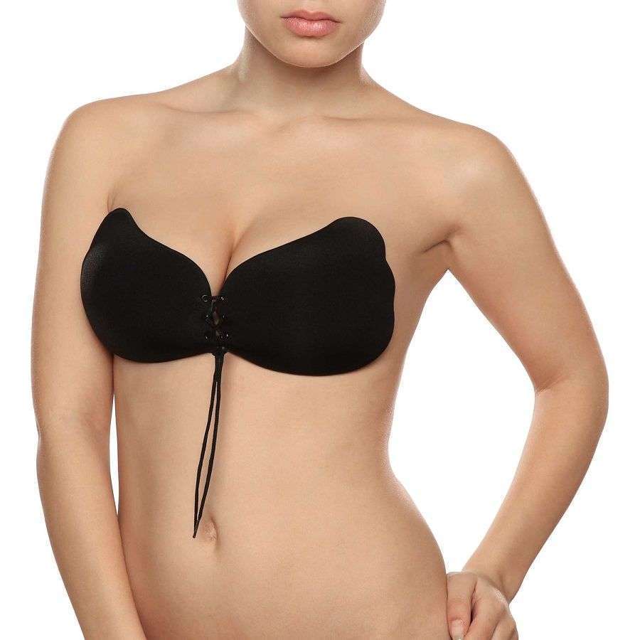 BYE-BRA – LACE-IT RENFORCEMENT PUSH-UP NOIR BONNET A