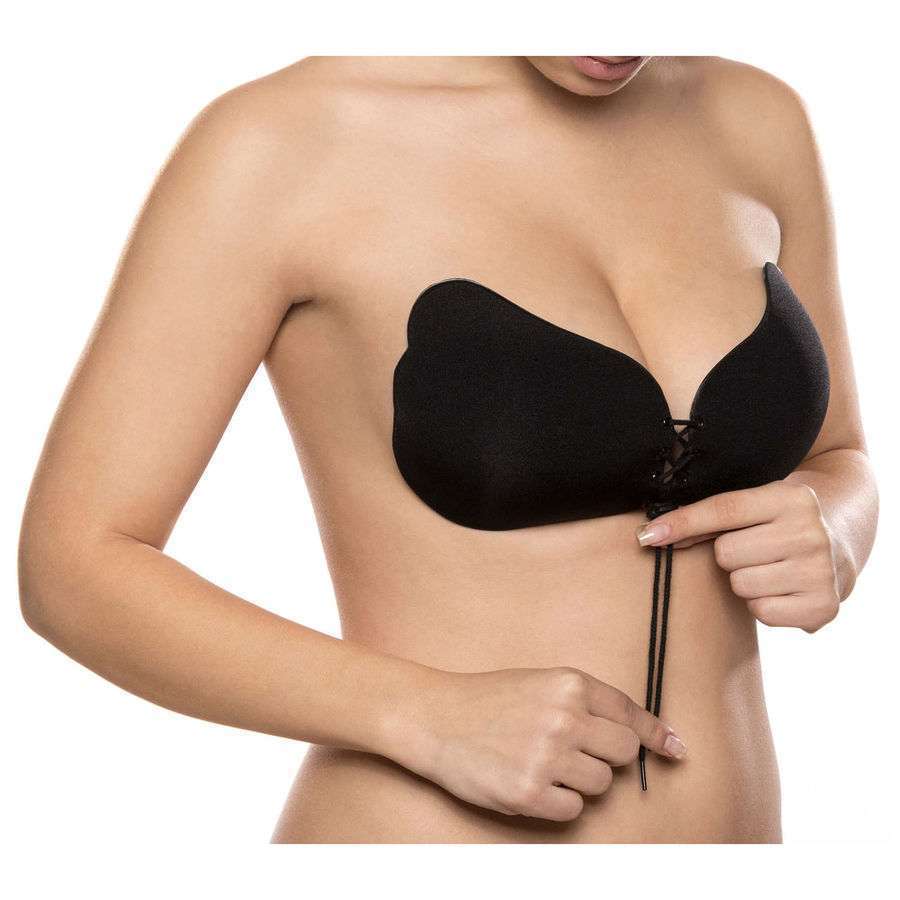 BYE-BRA – LACE-IT RENFORCEMENT PUSH-UP NOIR BONNET A