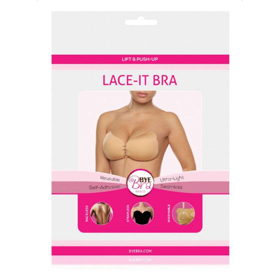 BYE-BRA – LACE-IT RENFORCEMENT PUSH-UP NOIR BONNET D