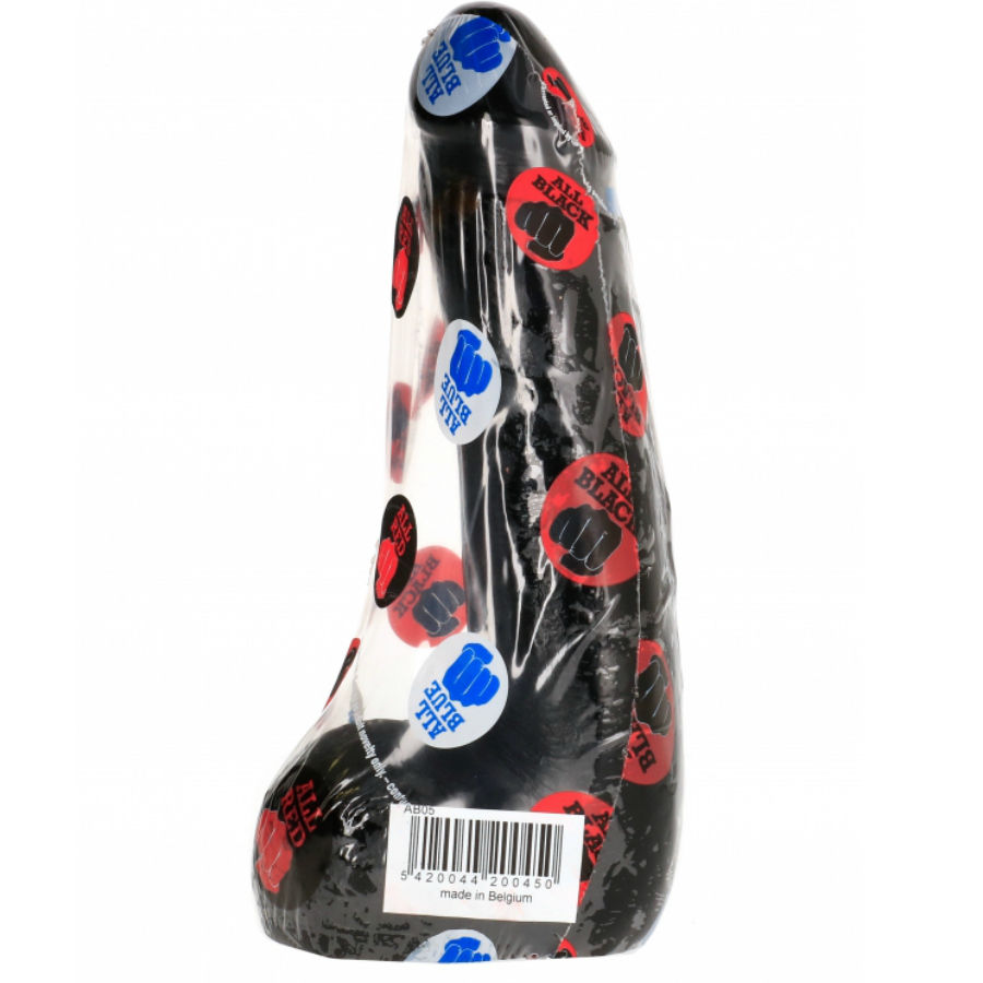 ALL BLACK – GODE RÉALISTE NOIR DOUX 20 CM