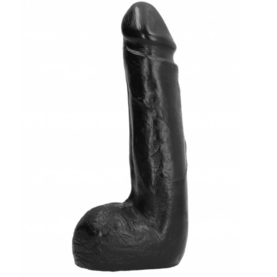 ALL BLACK – GODE RÉALISTE NOIR DOUX 20 CM