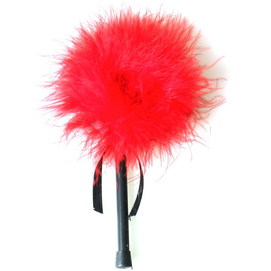 SECRETPLAY – DUSTER DE MARABOU ROUGE