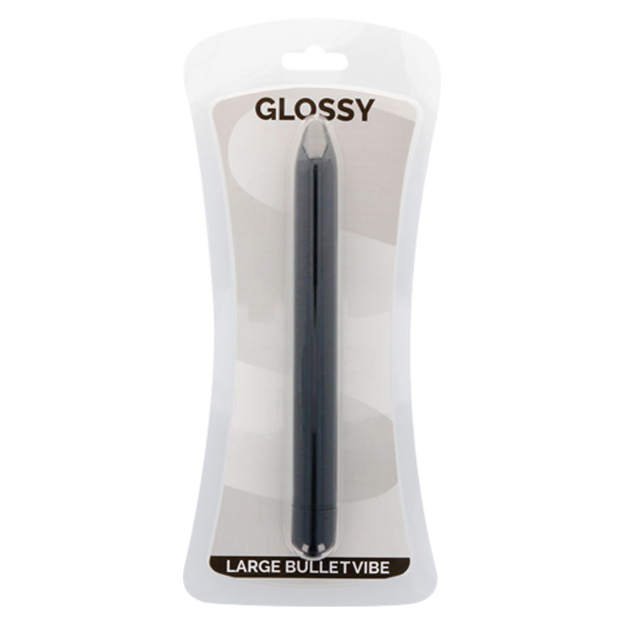 GLOSSY – VIBRATEUR SLIM NOIR