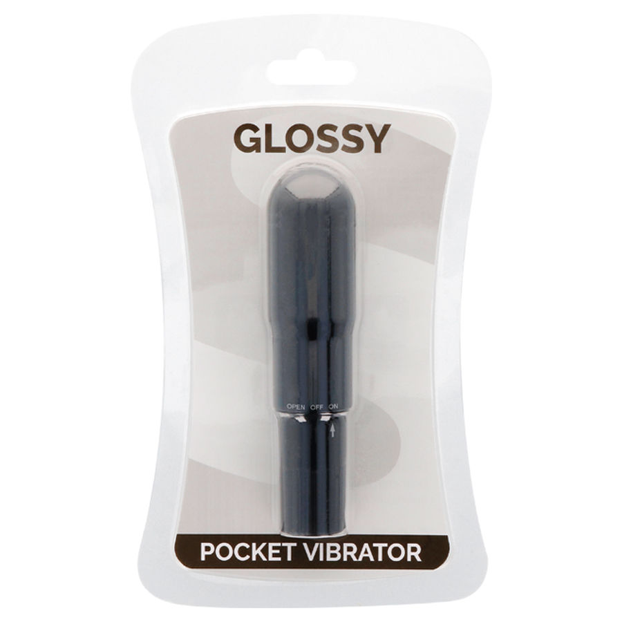 GLOSSY – VIBRATEUR DE POCHE NOIR