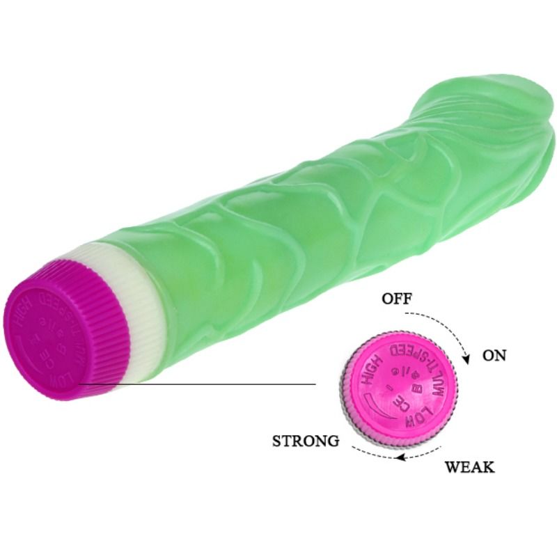 BAILE – VIBRATEUR VAGUES DE PLAISIR 23 CM VERT