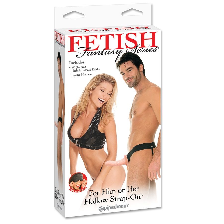 FETISH FANTASY SERIES – HARNAIS CREUX RÉGLABLE CHAIR STRAP ON 15 CM