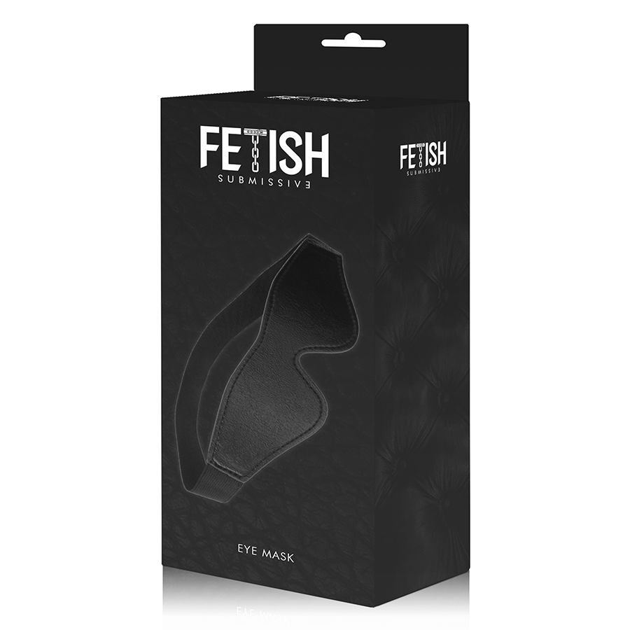 FETISH SUBMISSIVE – MASQUE EN CUIR VÉGAN AVEC DOUBLURE EN NOPRÈNE
