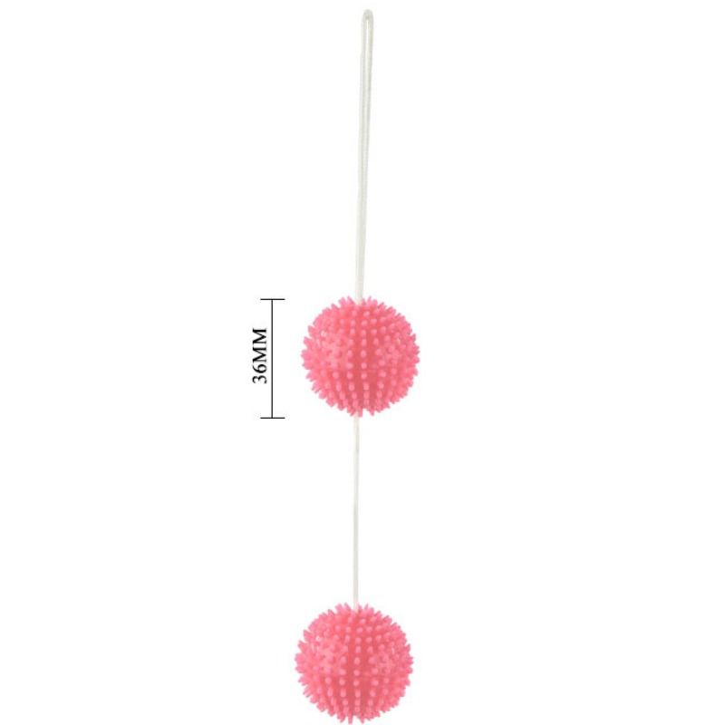 BAILE – BALLES TEXTURÉES ROSE PROFONDEMENT PLAISIR 3.6 CM